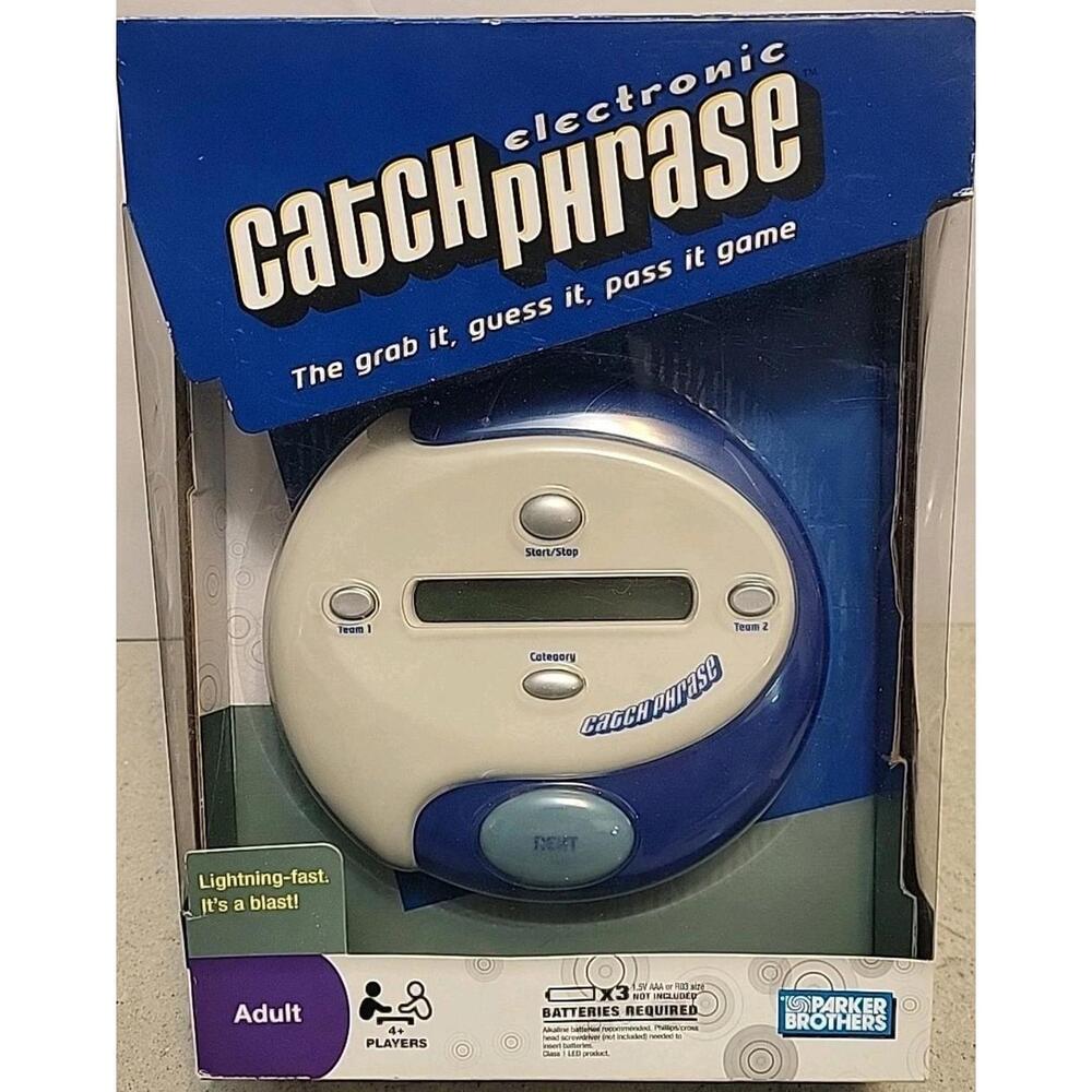 Catch Phrase Electronic Handheld Adult Party Game 2009 Parker Brothers
